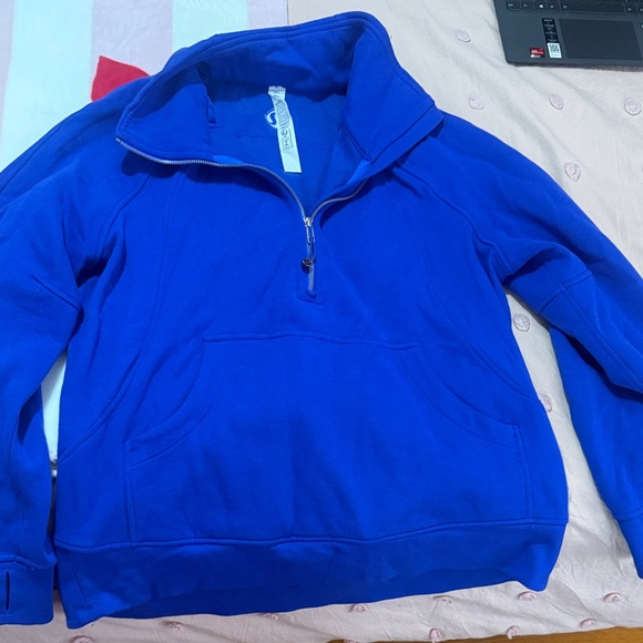 Scuba oversized funnel neck half zip - Picture 1 of 3